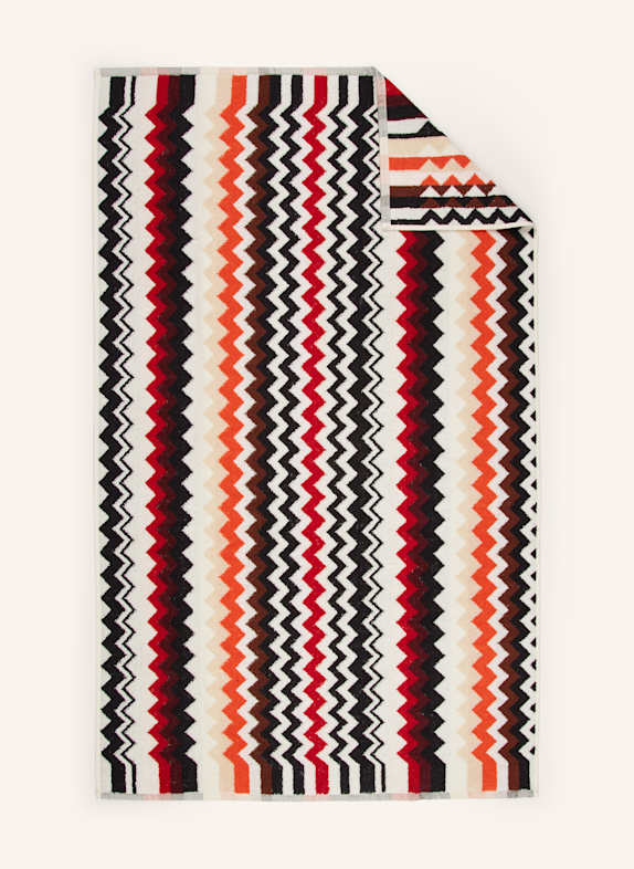 MISSONI Home Bath towel BEST CREAM/ BLACK/ DARK RED
