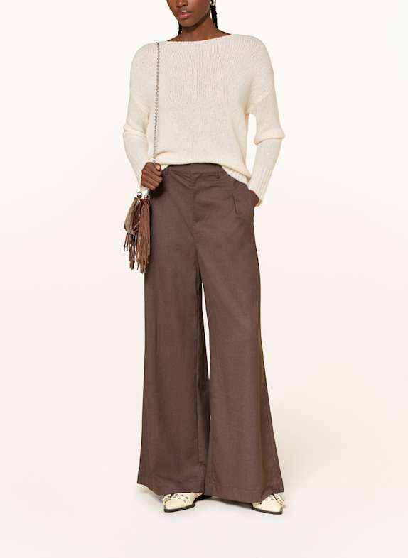 MRS & HUGS Marlene-broek MARRON FONCÉ