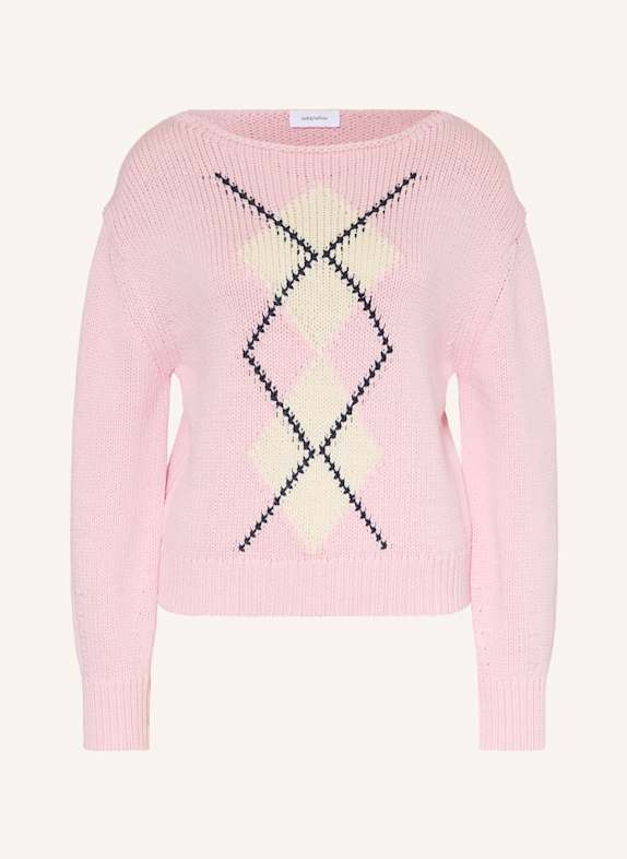 darling harbour Pullover rose / creme / navy