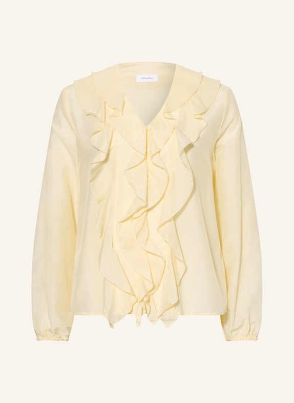 darling harbour Bluse mit Rüschen HELLGELB