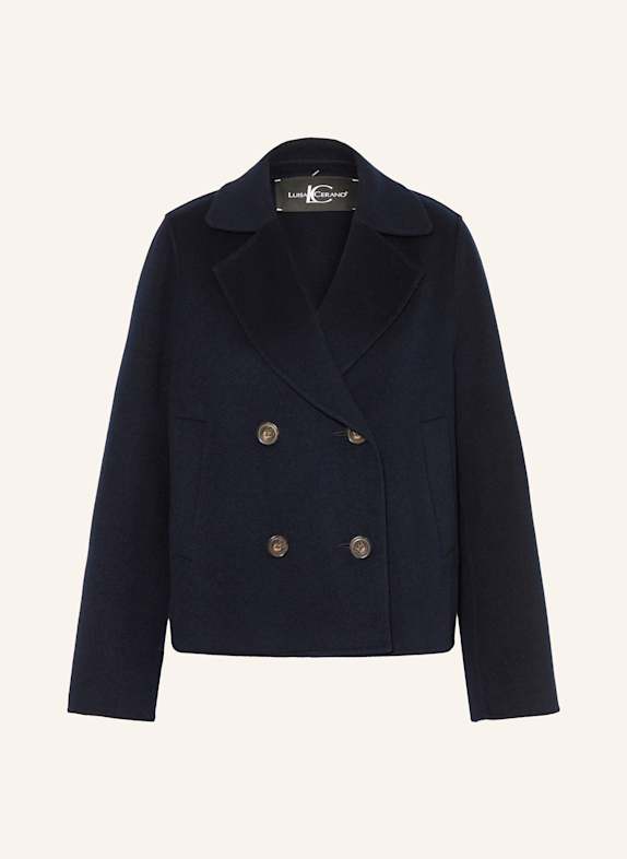 LUISA CERANO Pea coat DARK BLUE