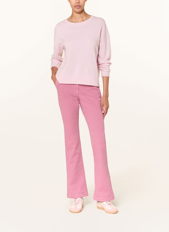 LUISA CERANO Blugi bootcut 4482 roz fumuriu