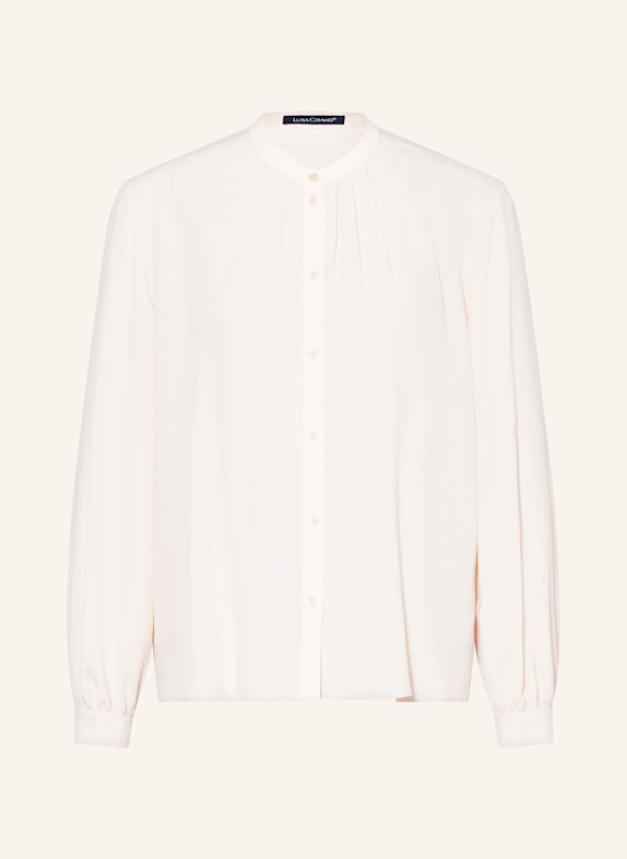 LUISA CERANO Bluzka z dodatkiem jedwabiu KREMOWY