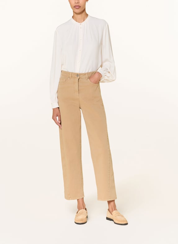 LUISA CERANO Blouse met zijde CRÈME