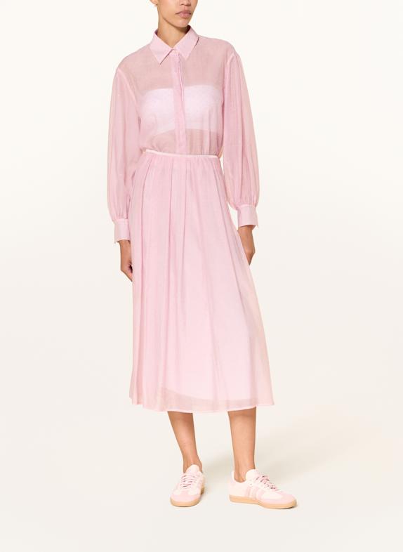 LUISA CERANO Overhemdblouse met sierstenen ROZE
