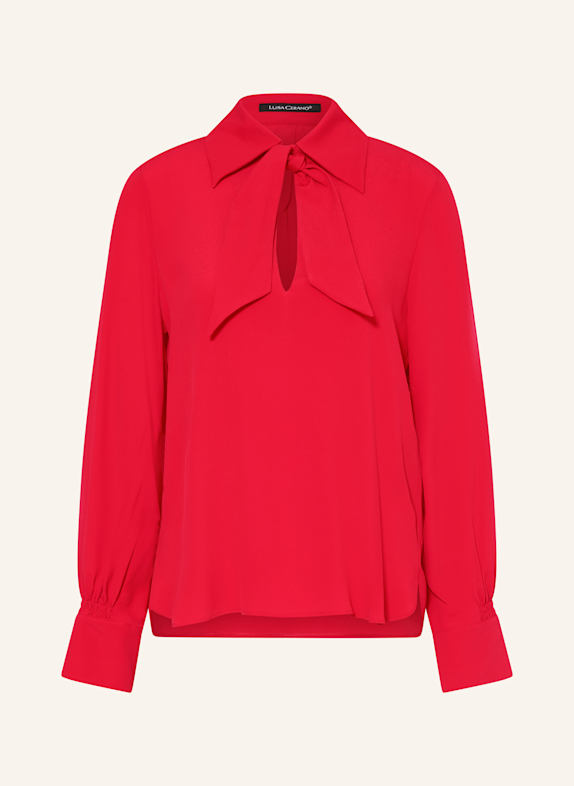 LUISA CERANO Blusenshirt mit Seide ROT