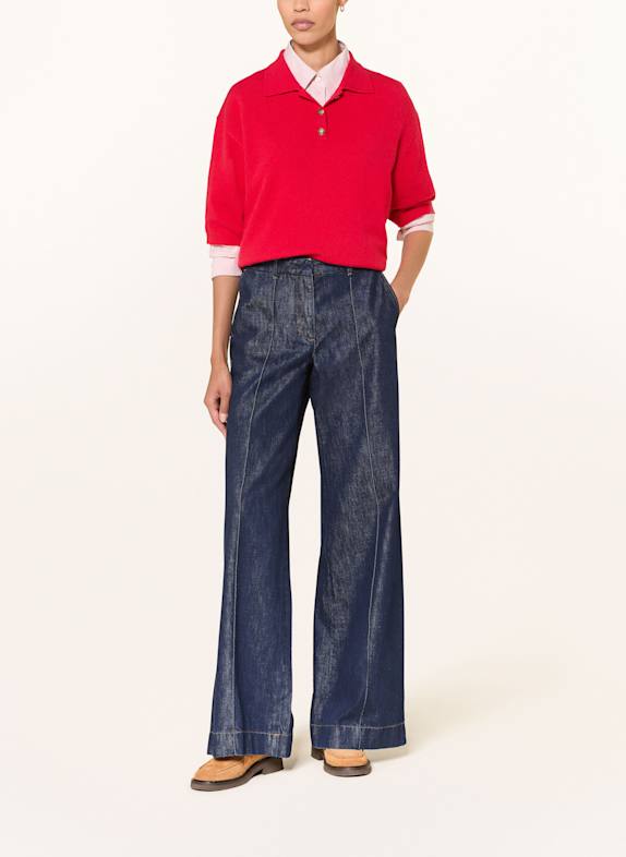 LUISA CERANO Marlene-broek in jeanslook 252 rinse wash