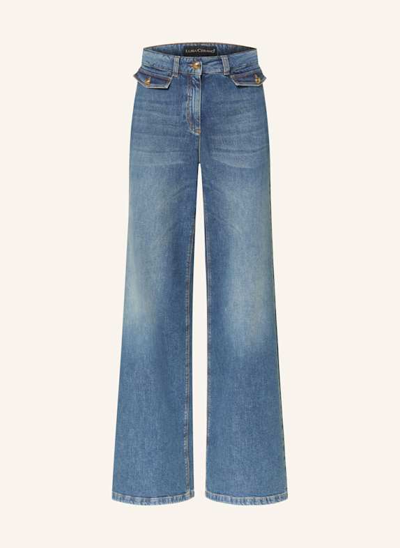 LUISA CERANO Wide Leg Jeans 254 stone wash