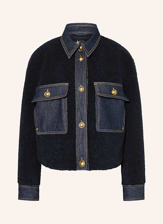 LUISA CERANO Teddy jacket DARK BLUE