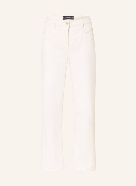 LUISA CERANO Straight Jeans 105 cream