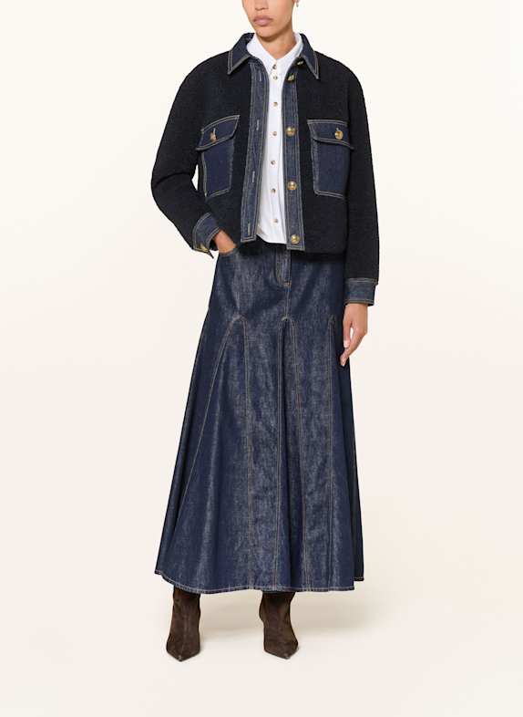 LUISA CERANO jeansrok DONKERBLAUW