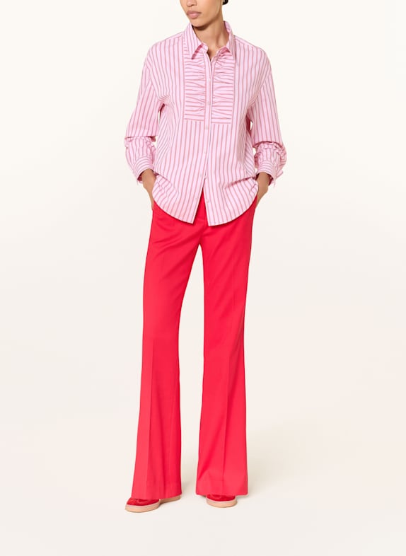 LUISA CERANO skjortebluse ROSA / RØD