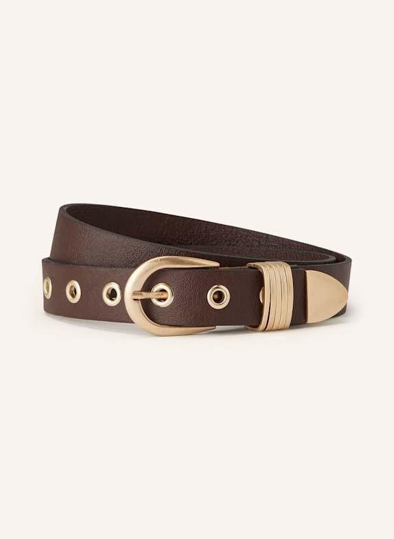 LUISA CERANO Ledergürtel DUNKELBRAUN