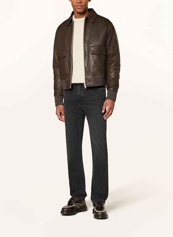 BELSTAFF Lederjacke PILOT OLIV