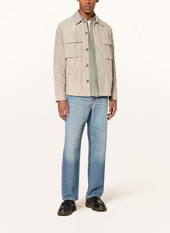 BELSTAFF Jacheta din piele WAYMARK MENTĂ