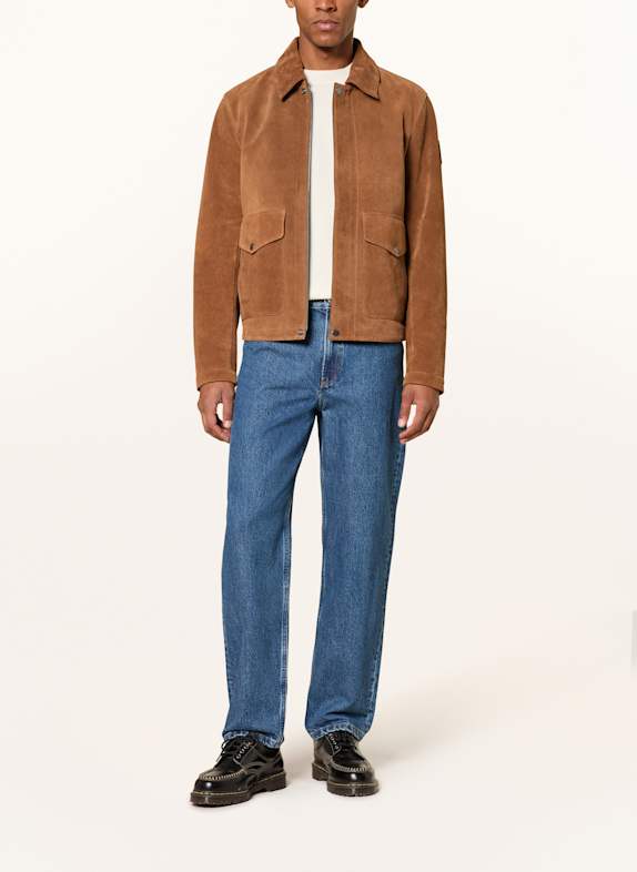 BELSTAFF Lederjacke OUTLAND BRAUN