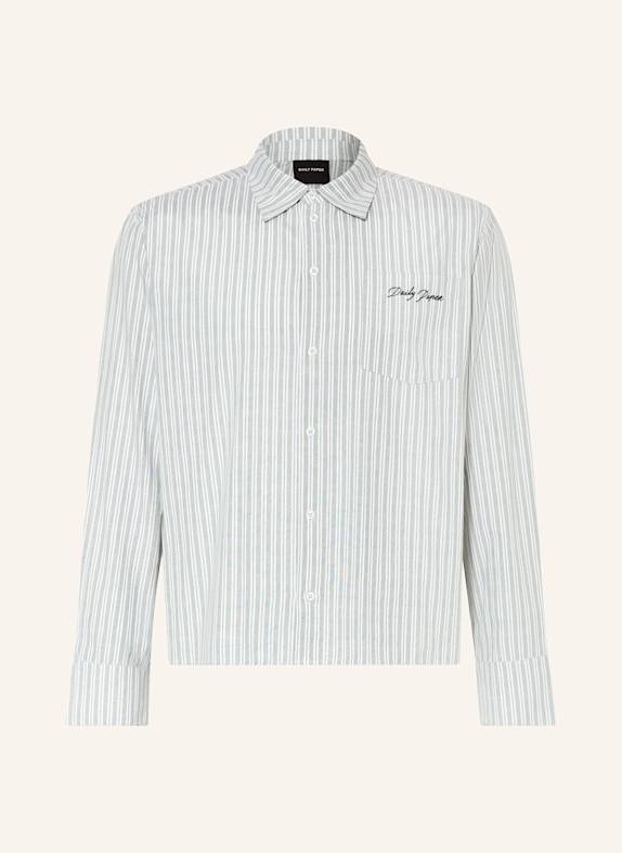 DAILY PAPER Hemd Comfort Fit HELLGRÜN / WEISS