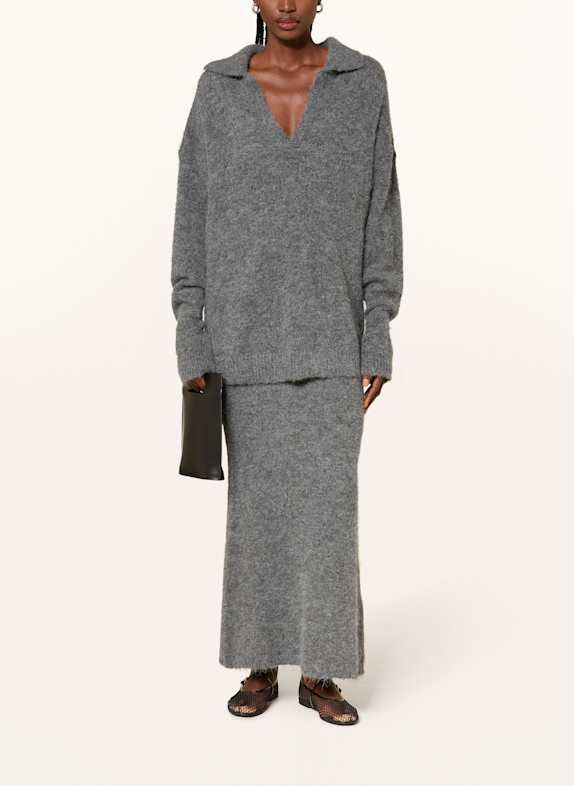 by Aylin Koenig Trui LIAN met alpaca GRIJS