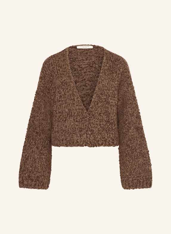 by Aylin Koenig FRIEDI cardigan with alpaca DARK BROWN