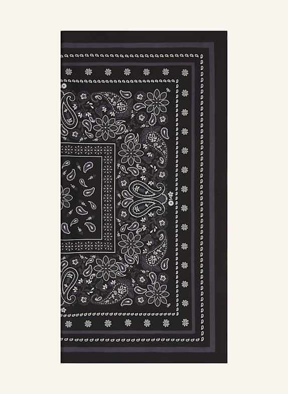 darling harbour Seidentuch SCHWARZ / WEISS