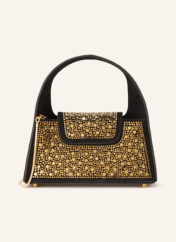 MARC CAIN Handtasche mit Schmucksteinen 900 BLACK