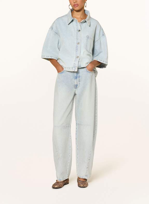 darling harbour Barrel jeans LIGHT BLUE