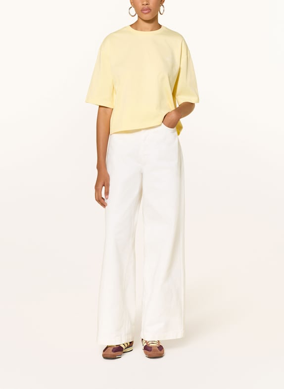 darling harbour Wide Leg Jeans OFFWHITE