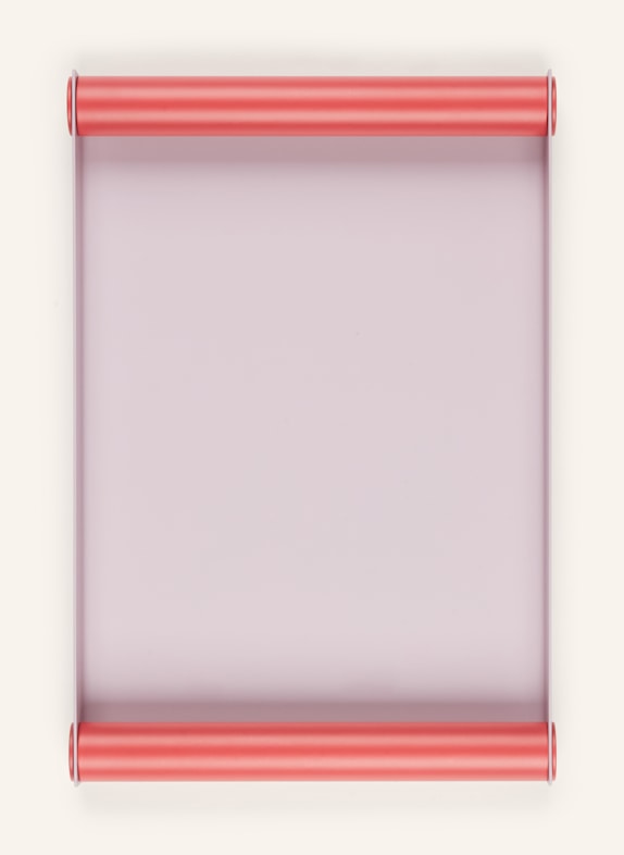 DESIGN LETTERS Tablett RAY MEDIUM ROSA/ ROT