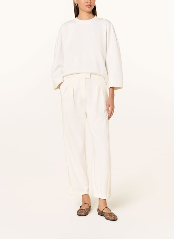 Rich 
Royal 7/8 trousers made of jersey ECRU