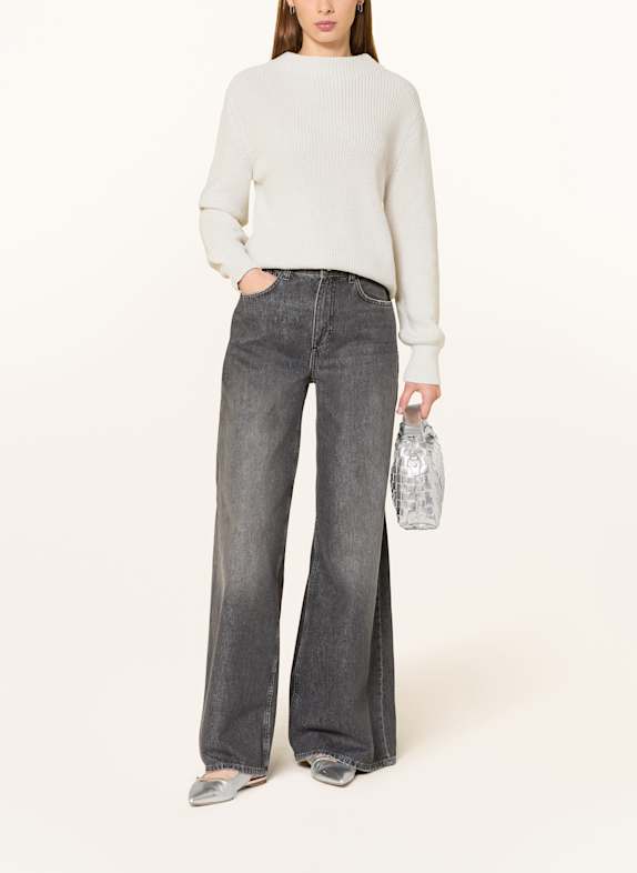 monari Pullover mit Glitzergarn CREME