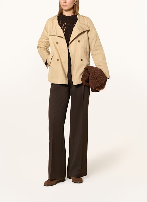 CINQUE CIJOLINI trench jacket BEIGE