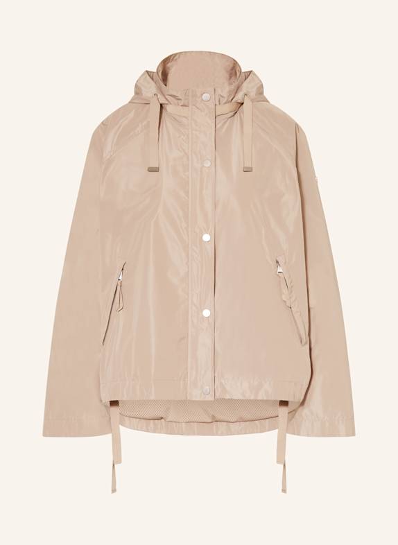 CINQUE CICATA jacket with detachable hood BEIGE