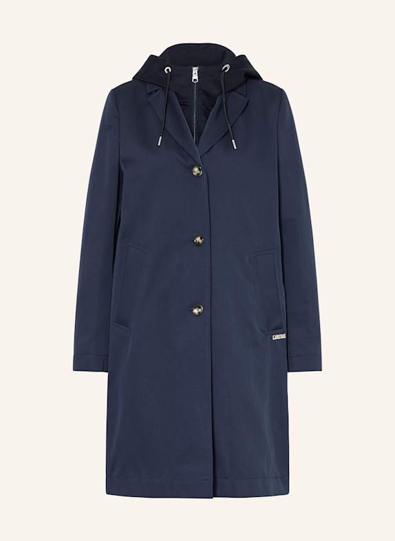 CINQUE Mantel CIMIRACLE_SUN mit herausnehmbarer Blende und Kapuze DUNKELBLAU