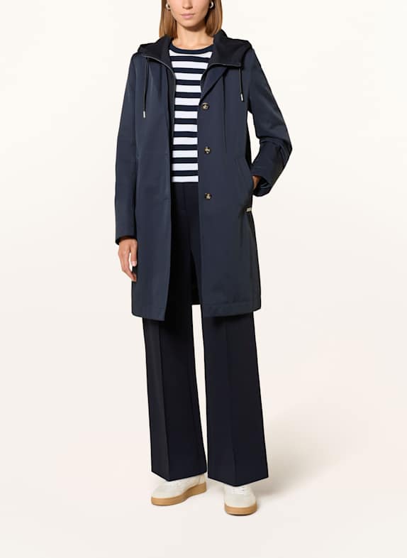 CINQUE Mantel CIMIRACLE_SUN mit herausnehmbarer Blende und Kapuze DUNKELBLAU