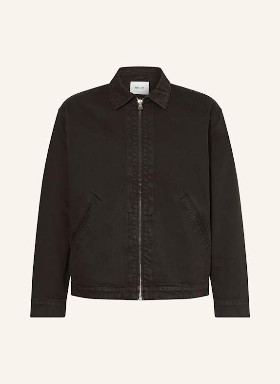 NN.07 Kurtka dżinsowa PETRUS CIEMNOBRĄZOWY