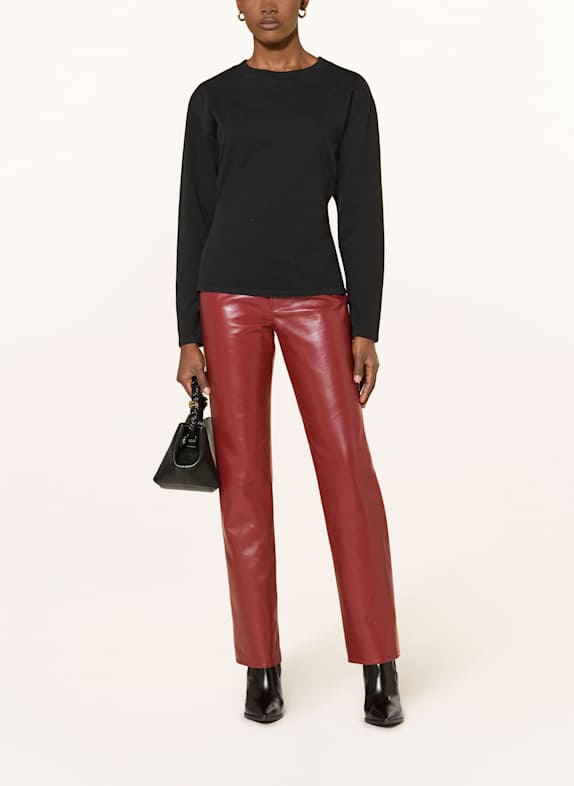 AGOLDE Broek in leerlook 90'S PINCH WAIST ROOD