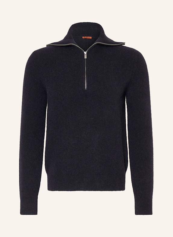 BARENA VENEZIA Troyer mit Alpaka DUNKELBLAU