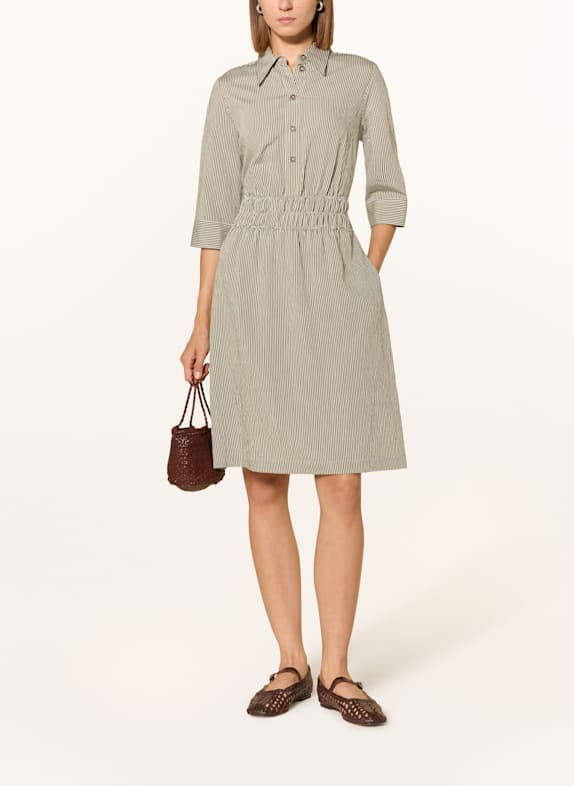 CINQUE Kleid CIENZIA mit 3/4-Arm GRÜN / CREME