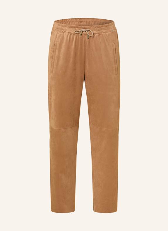 CINQUE 7/8-Hose CISOLA in Lederoptik CAMEL