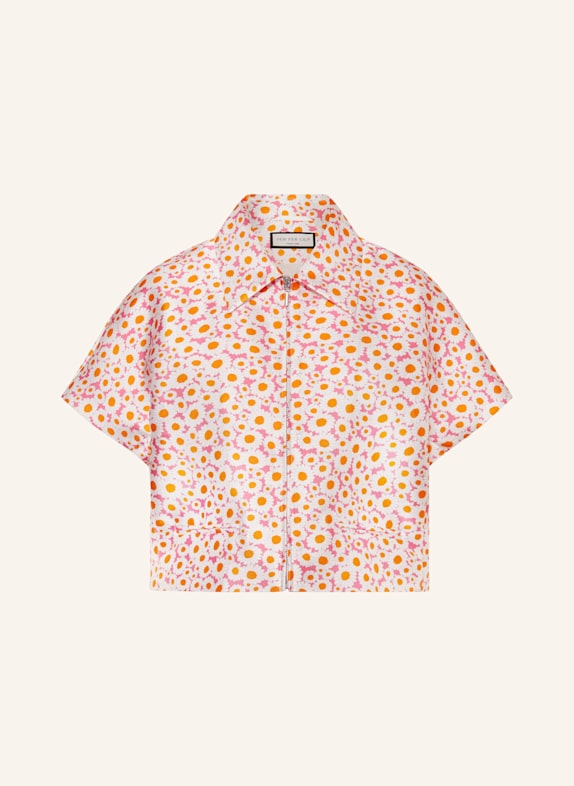 SEM PER LEI Żakiet pudełkowy BIAŁY / POMARAŃCZOWY / MOCNORÓŻOWY