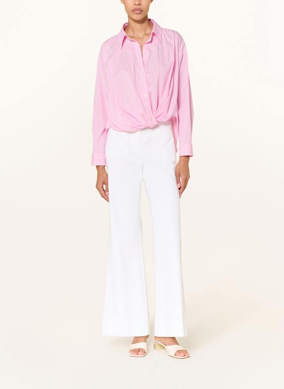 SEM PER LEI overhemdblouse WIT / ROZE