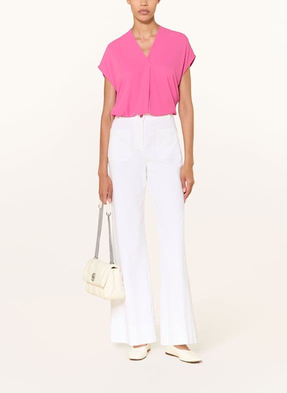SEM PER LEI Blouse van satijn 143 candy pink
