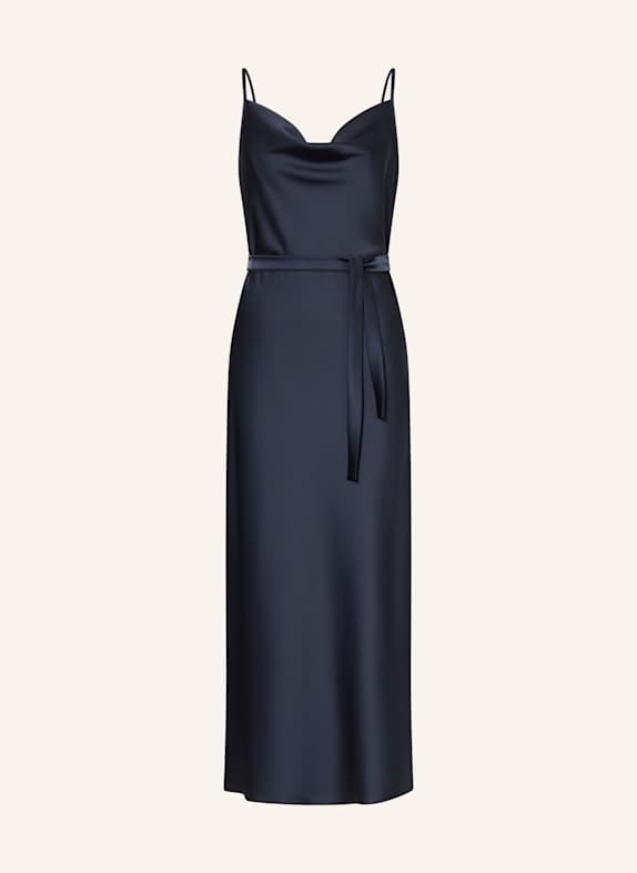 SEM PER LEI Satinkleid DUNKELBLAU