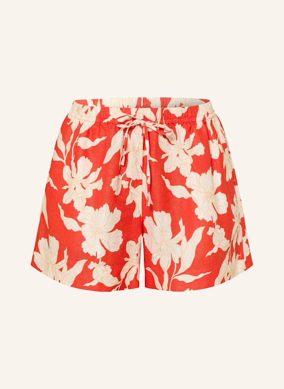 GANT short en lin ROUGE