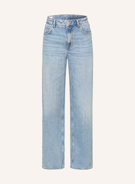 GANT Wide Leg džíny 982 SEMI LIGHT BLUE BROK