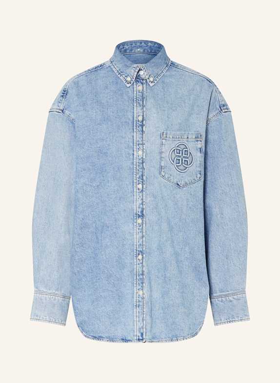 GANT džínová košile TMAVĚ MODRÁ