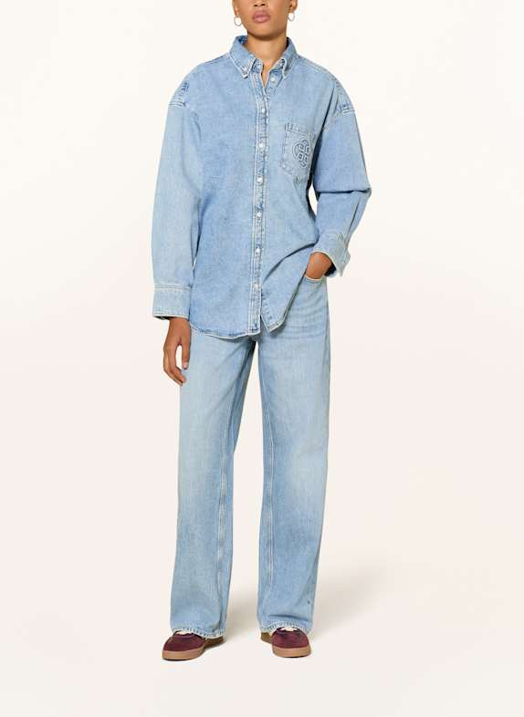 GANT spijkerblouse LICHTBLAUW