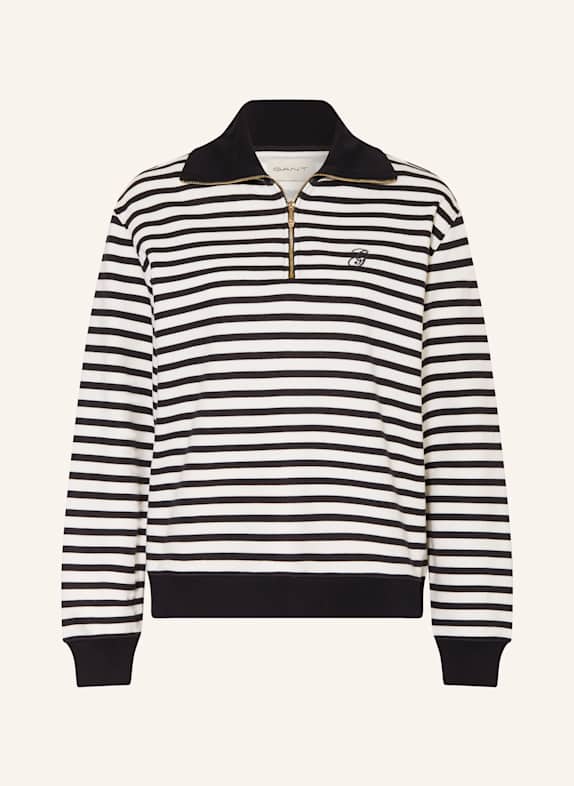 GANT Svetr troyer TMAVĚ MODRÁ / BÍLÁ