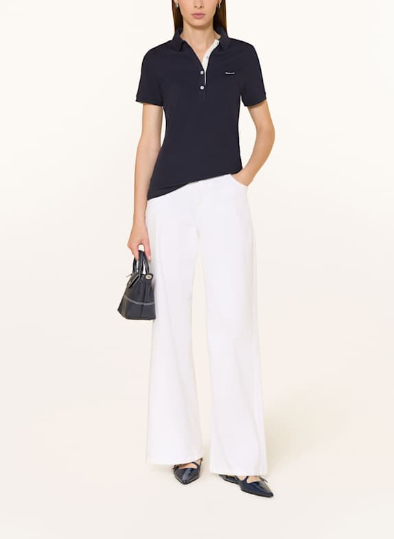 GANT Jersey poloshirt DONKERBLAUW