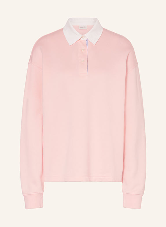 GANT Mikina SVĚTLE RŮŽOVÁ